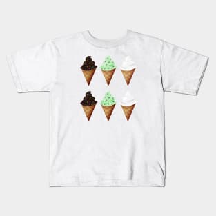 Ice Cream Cones Kids T-Shirt